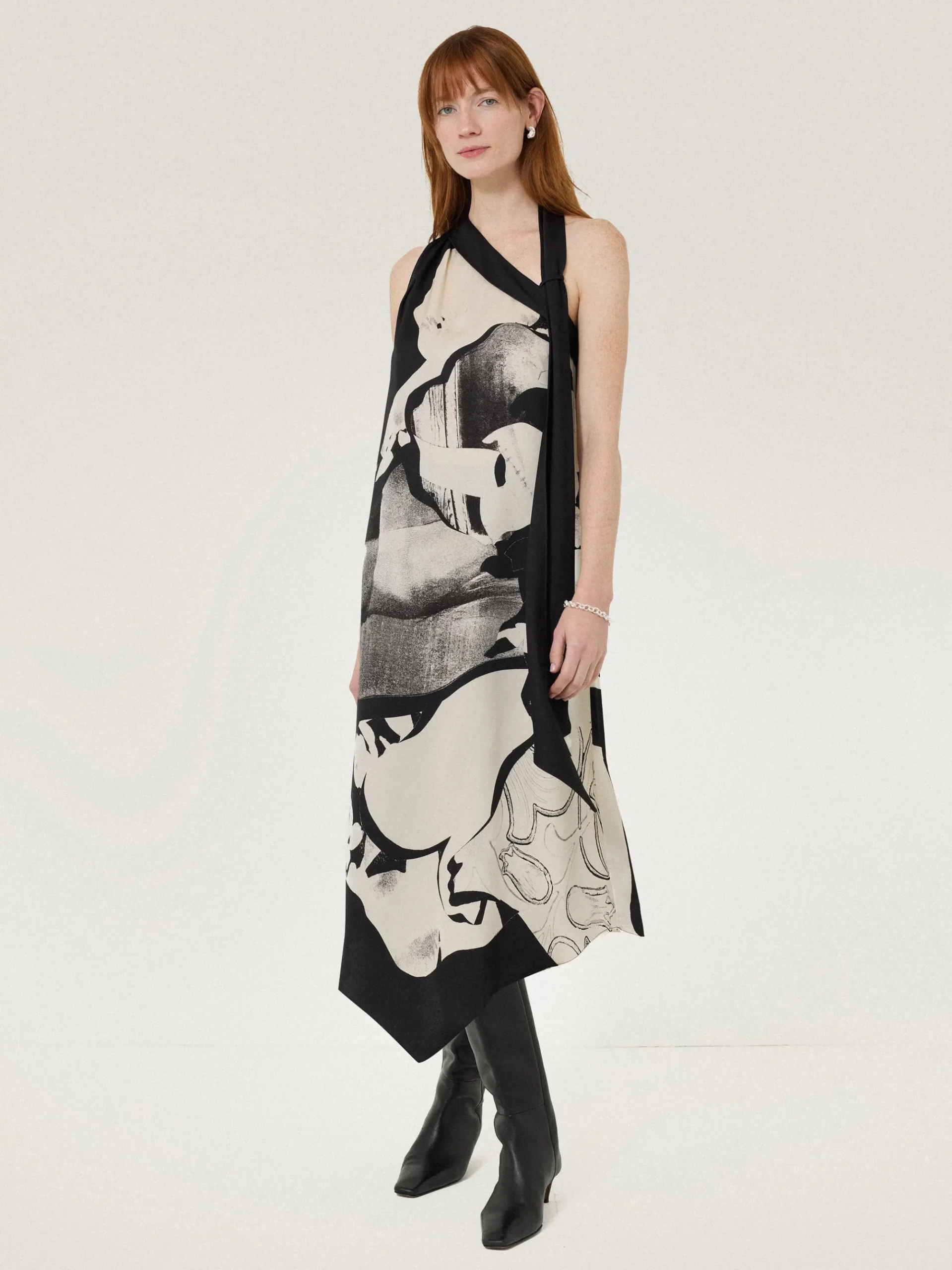 collage_print_scarf_dress_1.webp Jigsaw Collage Print Scarf Dress