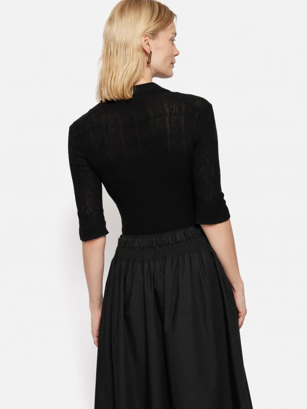 Jigsaw Collar Knitted Top