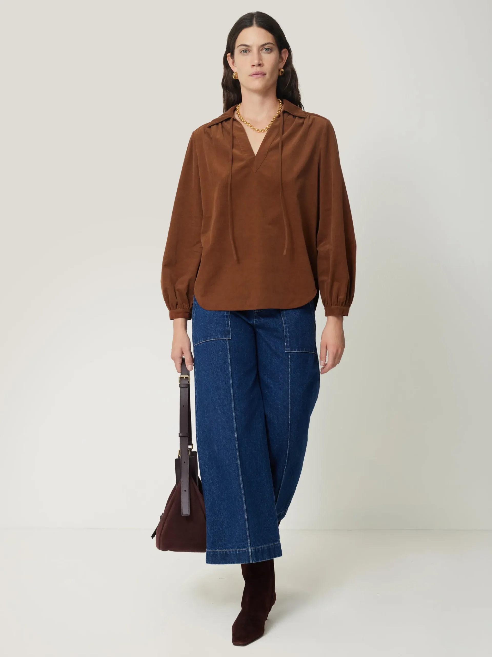 corduroy_v_neck_top_2.webp Jigsaw Corduroy V Neck Top