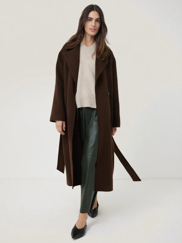 Jigsaw Double Faced Cocoon Wrap Coat
