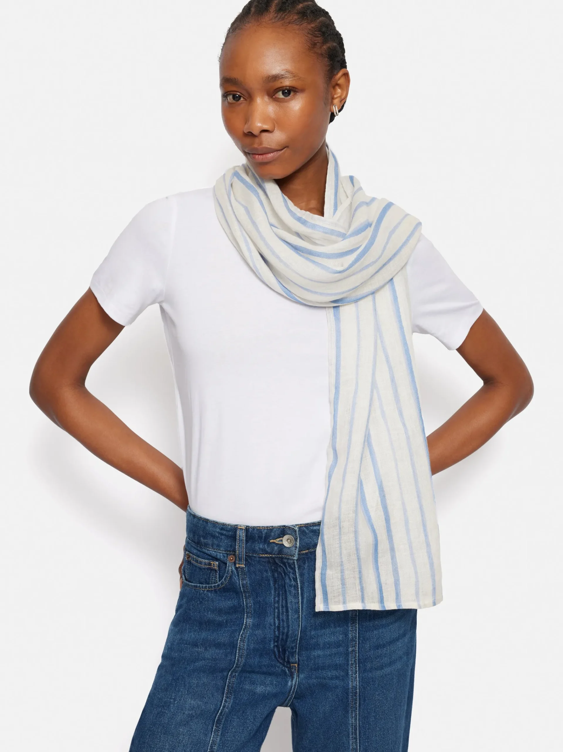 french_linen_stripe_scarf_2.webp Jigsaw French Linen Stripe Scarf