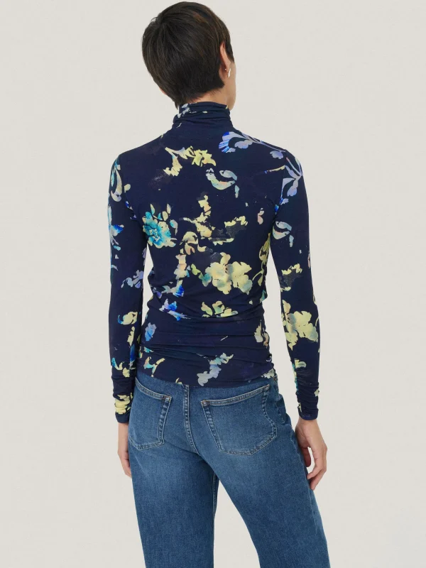 Jigsaw Hidden Floral Jersey Polo