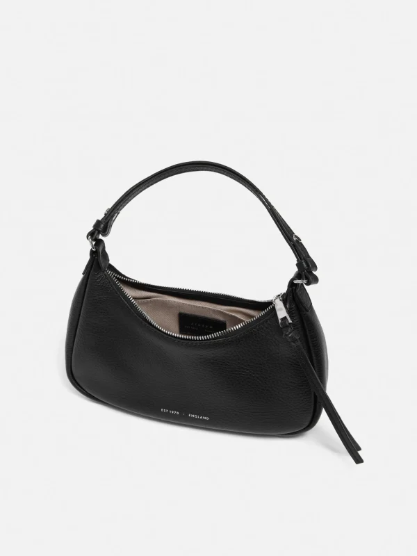 Jigsaw Leather Crescent Bag Small