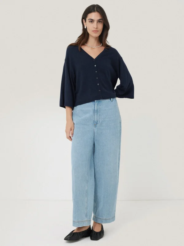 Jigsaw Lightweight V Neck Cardigan