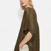 Jigsaw Linen Poncho