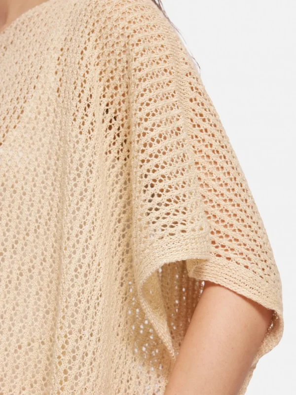 Jigsaw Linen Poncho