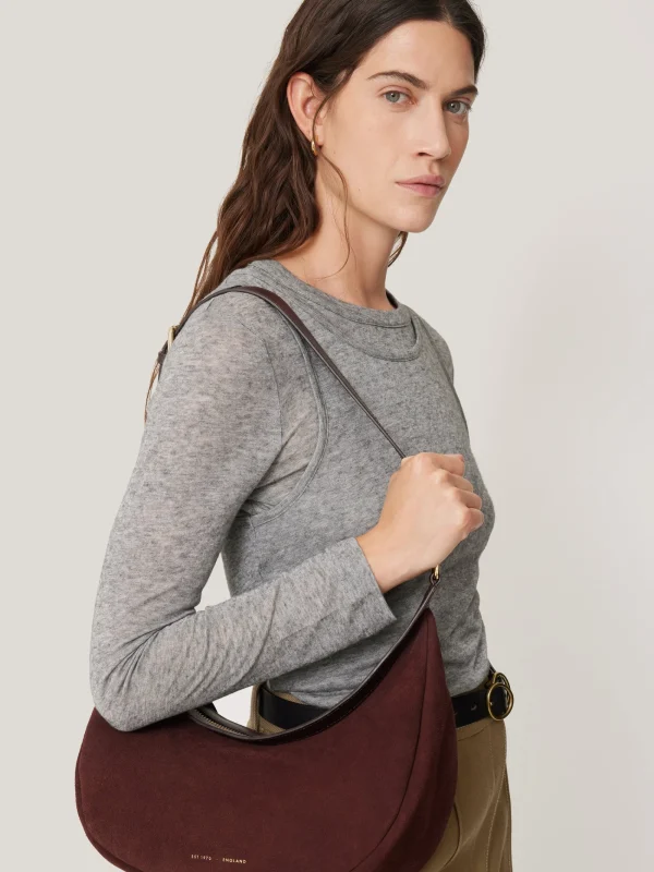 Jigsaw Melbury Soft Suede Bag