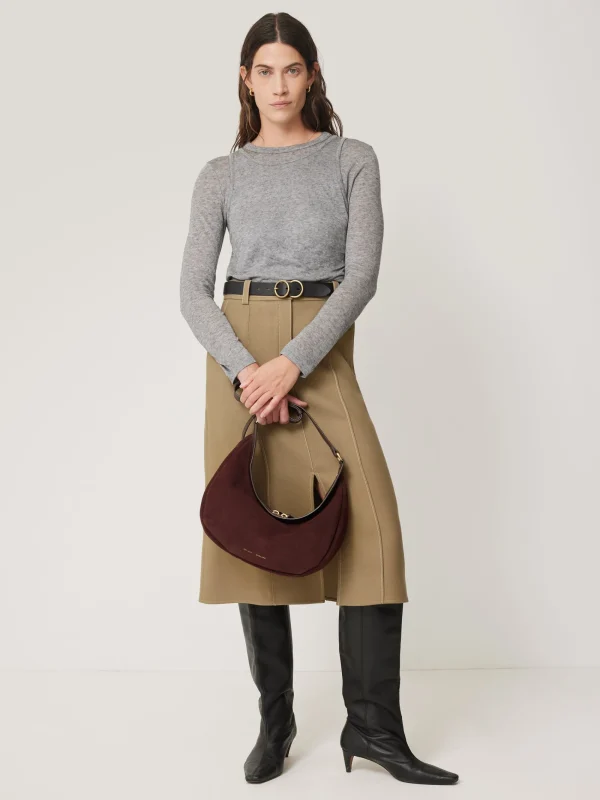 Jigsaw Melbury Soft Suede Bag