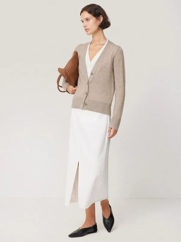 Jigsaw Merino Double Front Cardigan