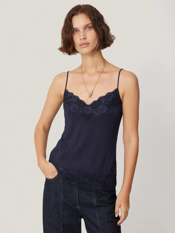 Jigsaw Modal Lace Vest