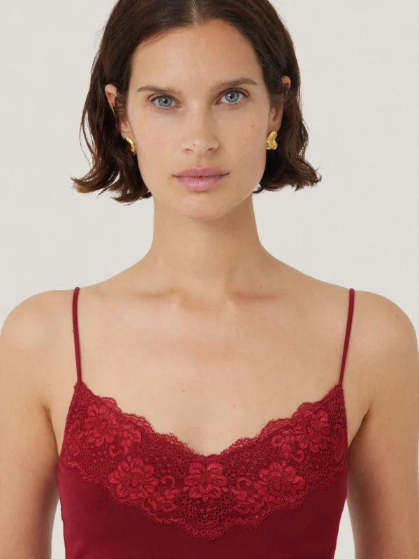 Jigsaw Modal Lace Vest