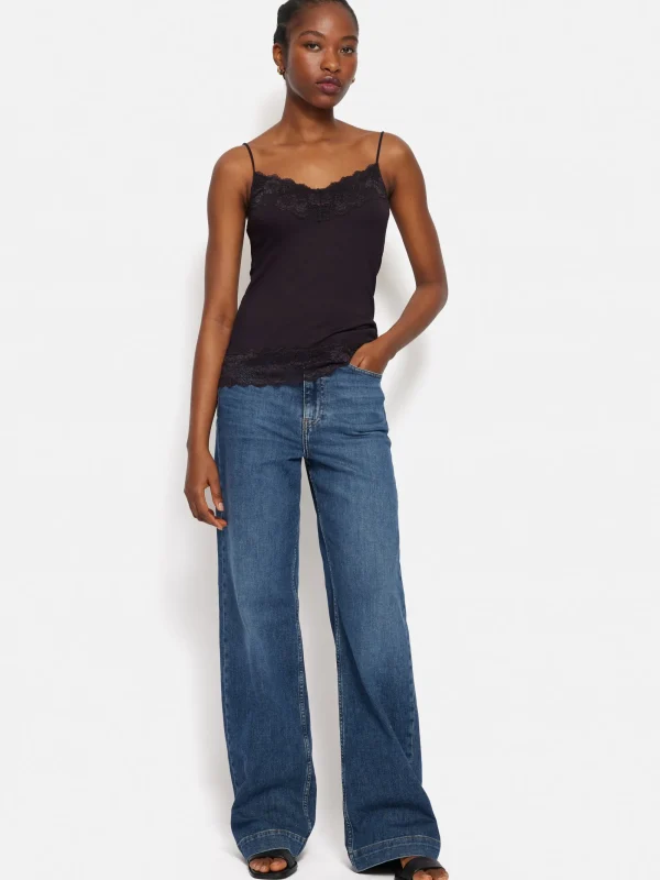 Jigsaw Modal Lace Vest