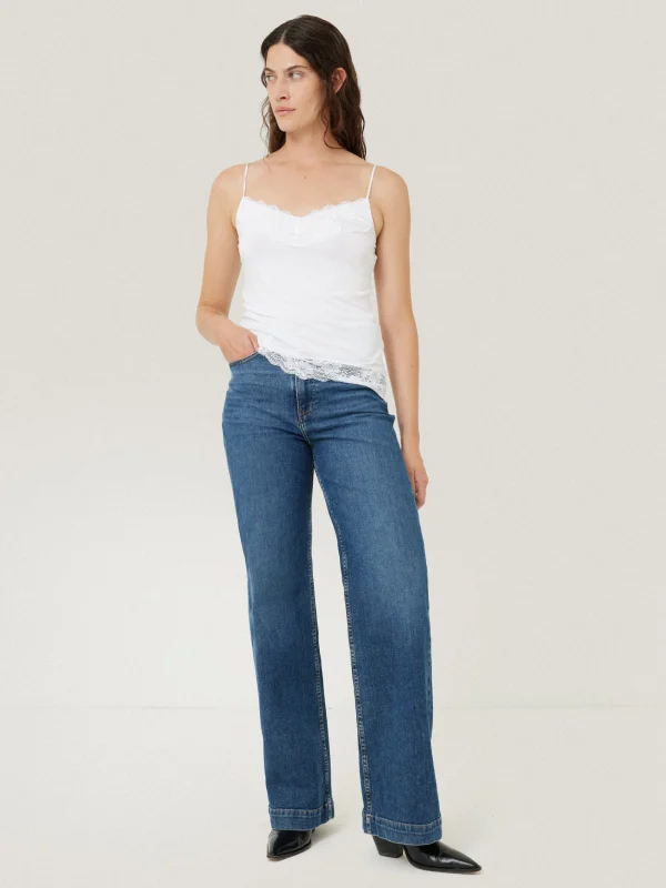 Jigsaw Modal Lace Vest