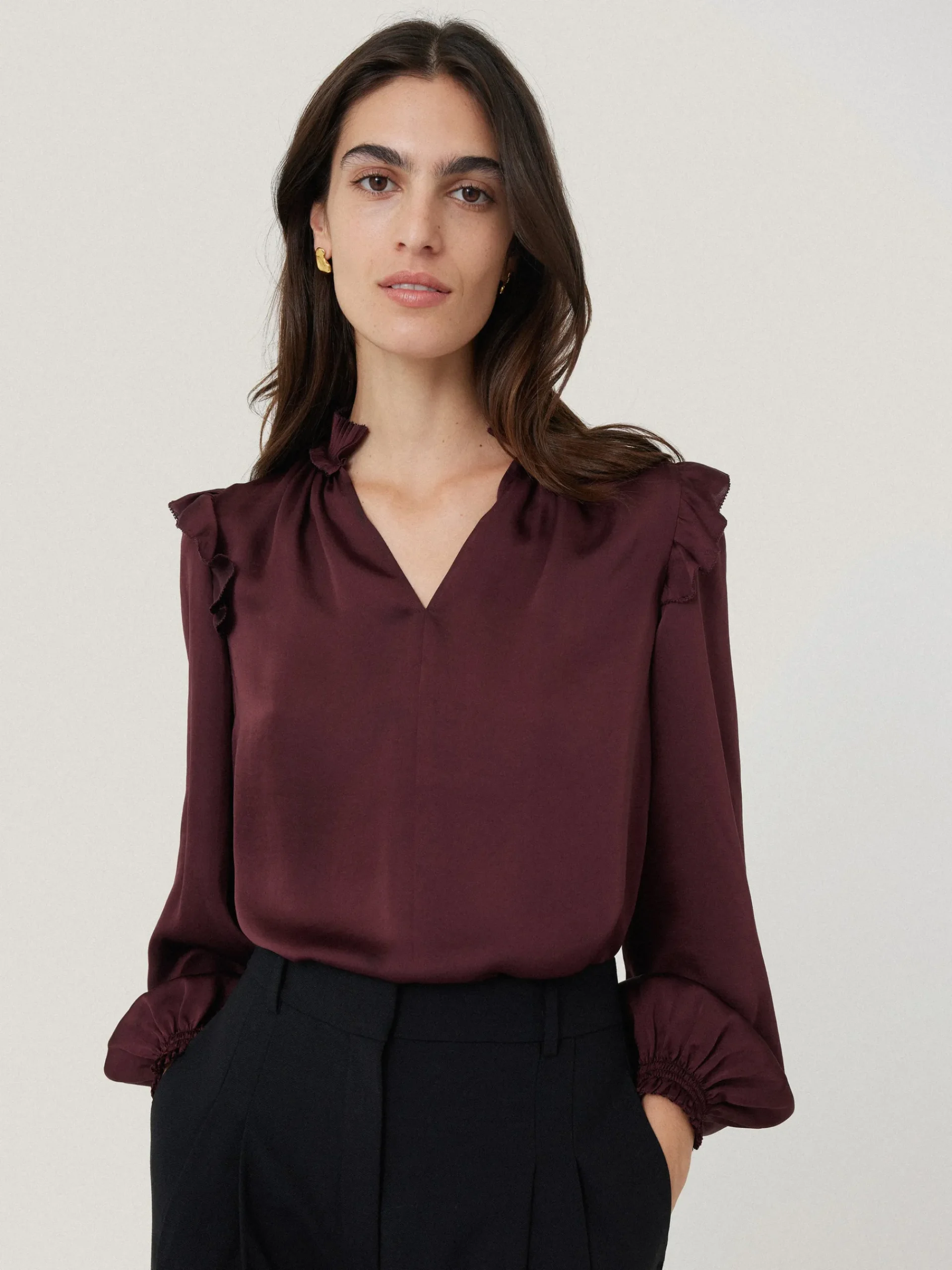 recycled_satin_ruffle_top_0.webp Jigsaw Recycled Satin Ruffle Top