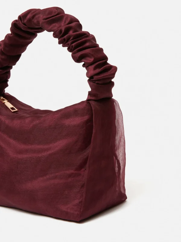 Jigsaw Ruched Organza Mini Bag