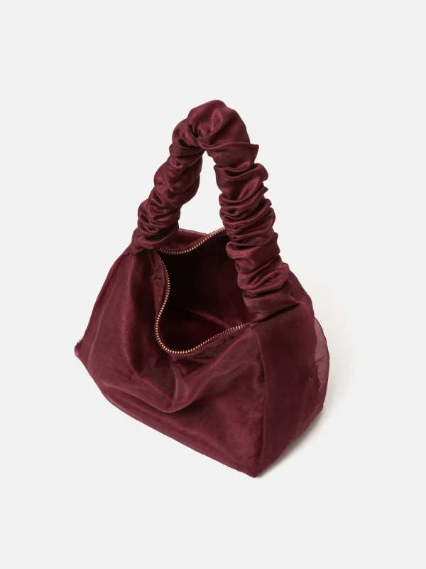 Jigsaw Ruched Organza Mini Bag