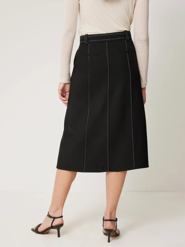 Jigsaw Seamed Detail A Line Skirt