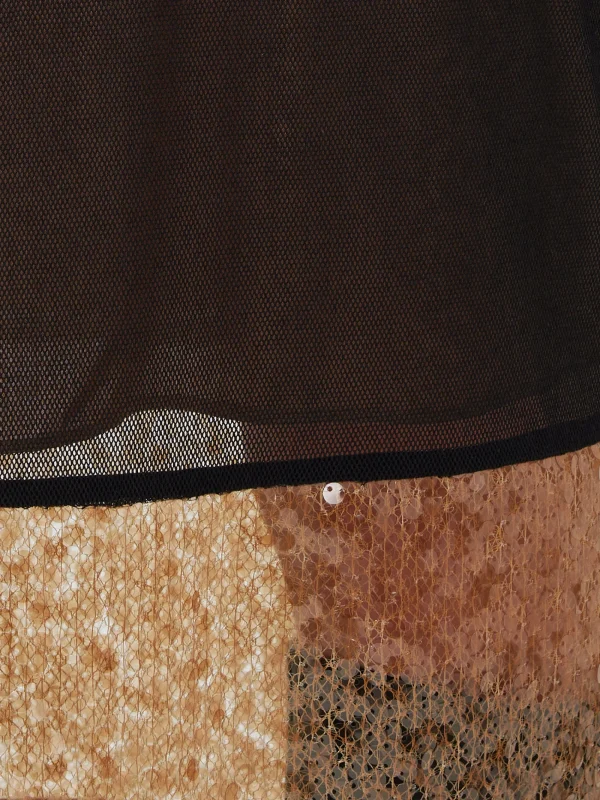 Jigsaw Sequin Mesh Skirt