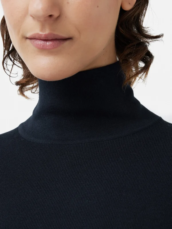 Jigsaw Silk Cotton Polo Jumper