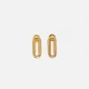 Jigsaw Small Link Stud Earrings