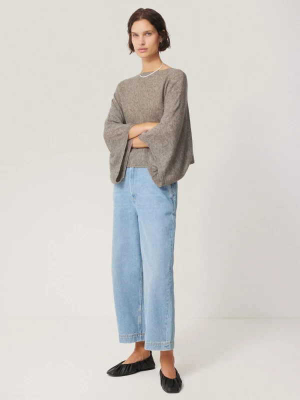 Jigsaw Soft Gauzy Knit Poncho Jumper
