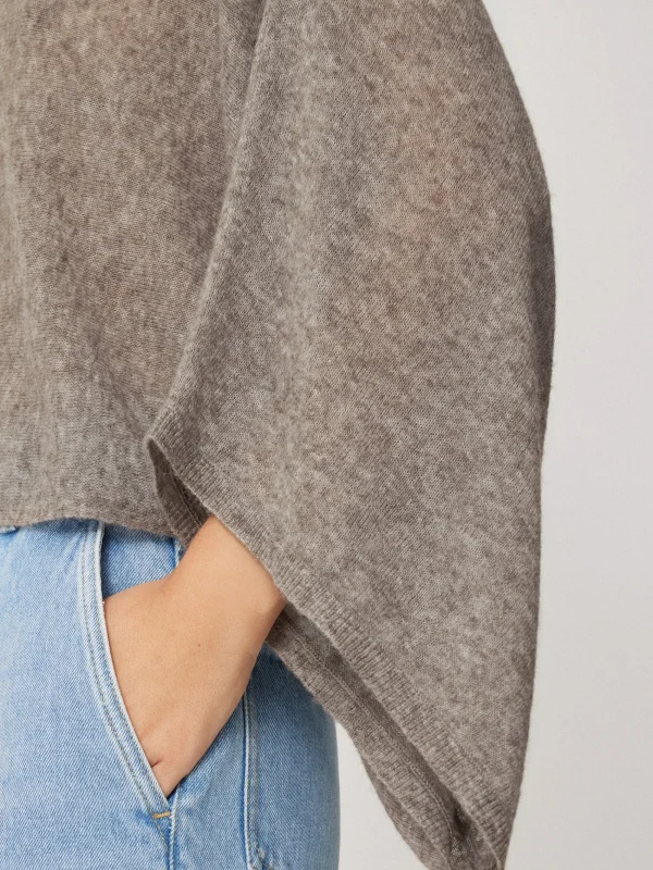 Jigsaw Soft Gauzy Knit Poncho Jumper