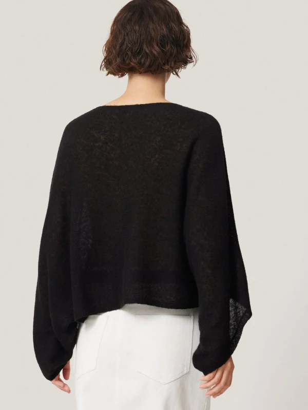 Jigsaw Soft Gauzy Knit Poncho Jumper