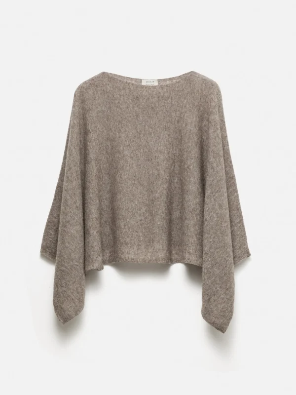 Jigsaw Soft Gauzy Knit Poncho Jumper