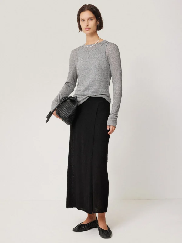 Jigsaw Soft Gauzy Knit Skirt