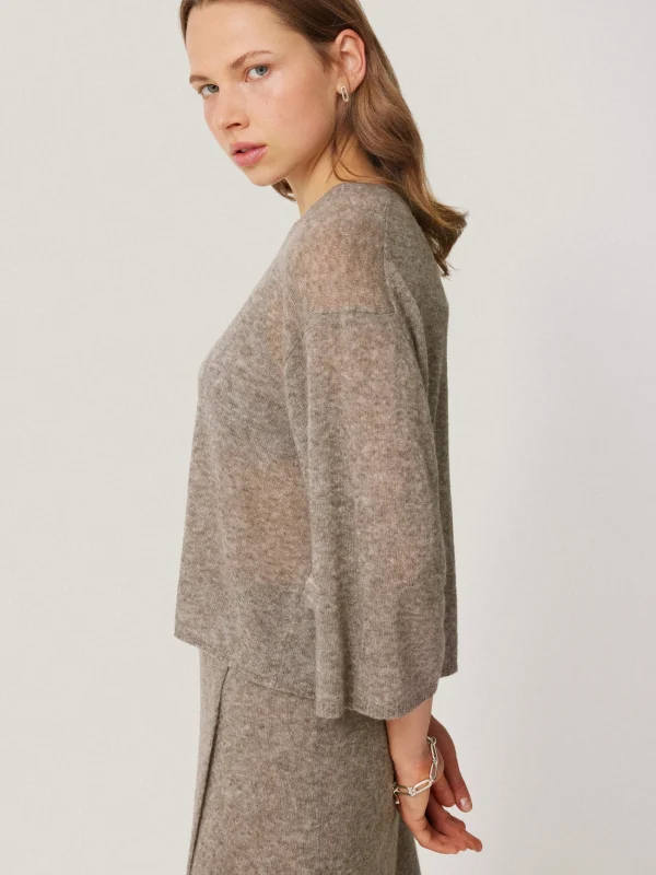 Jigsaw Soft Gauzy Knit T-shirt