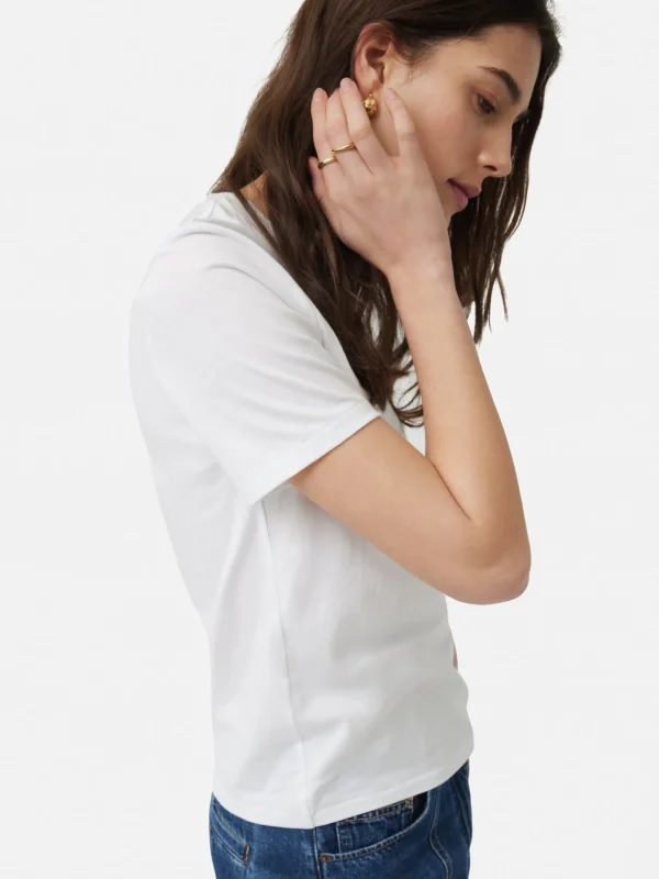 Jigsaw Supima Cotton Crew Neck Tee