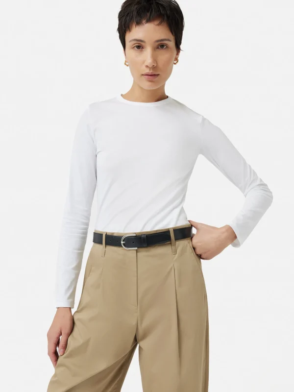 Jigsaw Supima Cotton Long Sleeve Tee