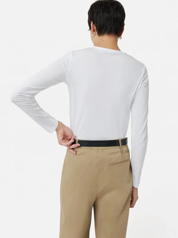 Jigsaw Supima Cotton Long Sleeve Tee
