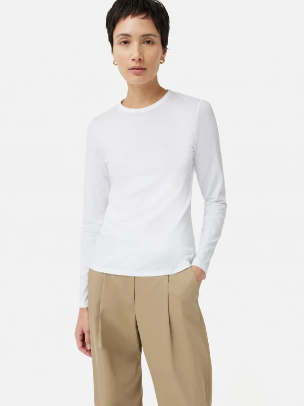 Jigsaw Supima Cotton Long Sleeve Tee