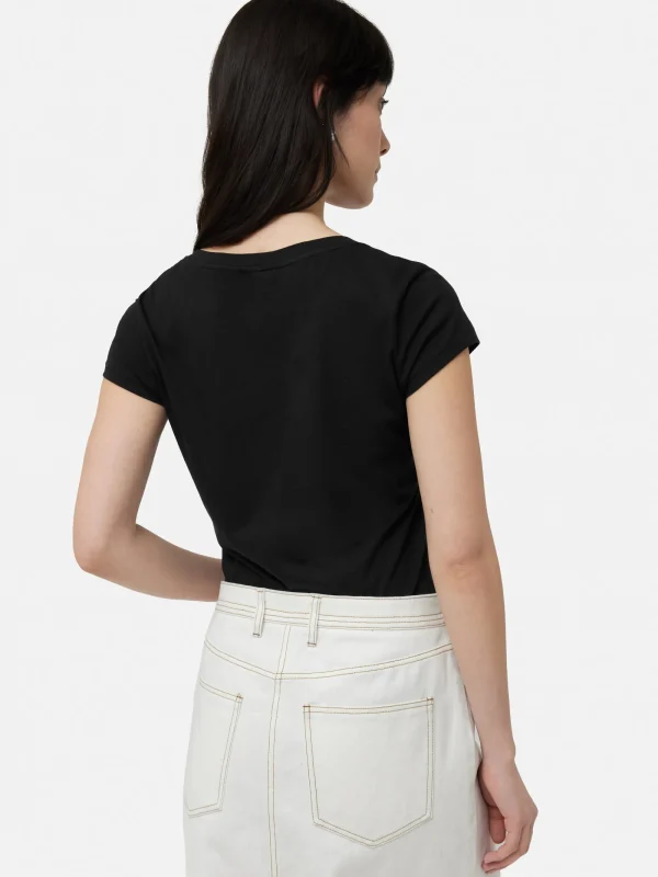 Jigsaw Supima Cotton Scoop Neck Tee