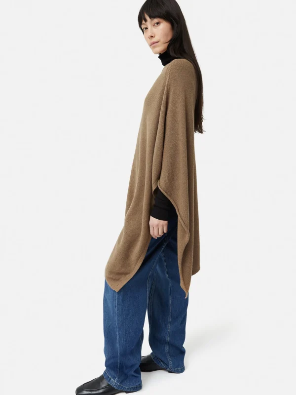 Jigsaw Wool Cashmere Blend Drape Poncho